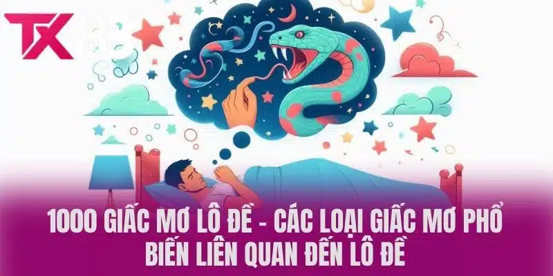 1000 giấc mơ lô đề - Các loại giấc mơ phổ biến liên quan đến lô đề