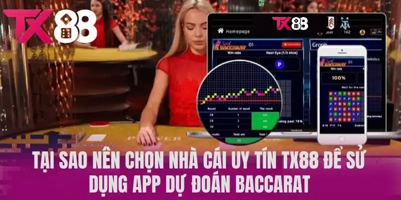 Tại Sao Nên Chọn Nhà Cái Uy Tín TX88 Để Sử Dụng App Dự Đoán Baccarat